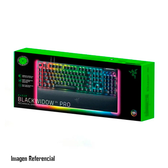 Razer - Keyboard - Wired - US English - Yellow - BlackWidow V4