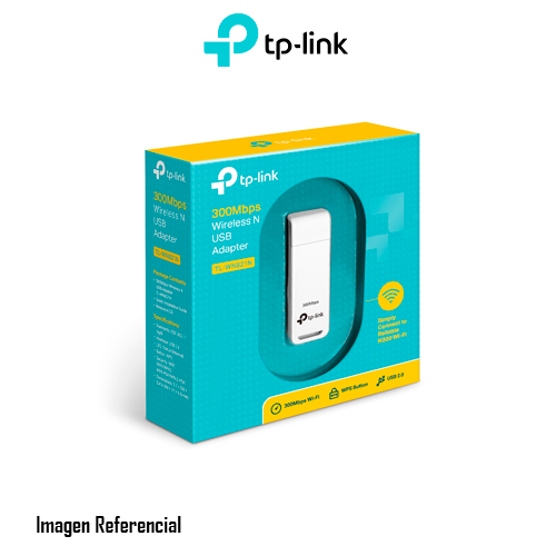 ADAPTADOR USB INALAMBRICO TP-LINK TL-WN821N 300MBPS - P/N: TLWN821N