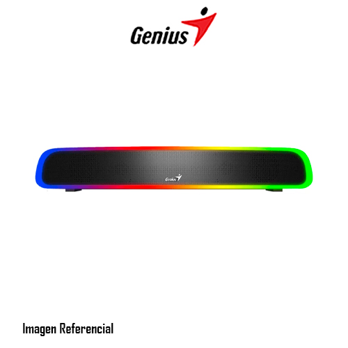 PARLANTE GENIUS SOUND BAR200BT, RGB, BLUETOOTH 5.1/ALIMENTACION USB, NEGRO - P/N: 31730045400