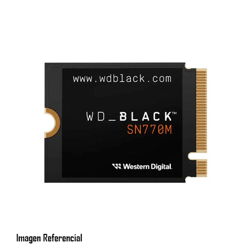 WD_BLACK SN770M WDS500G3X0G - SSD - 500 GB - unidad móvil de juegos - interno - M.2 2230 - PCIe 4.0 x4 (NVMe)