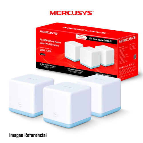 ACCESS POINT MERCUSYS HALO S12-3 WI-FI MESH AC1200 3-PACK P/N: HALO S12-3