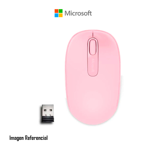 MOUSE INALAMBRICO MICROSOFT 1850, WIRELESS MOBILE LIGHT ORCHID COLOR ROSA - P/N: U7Z-00021