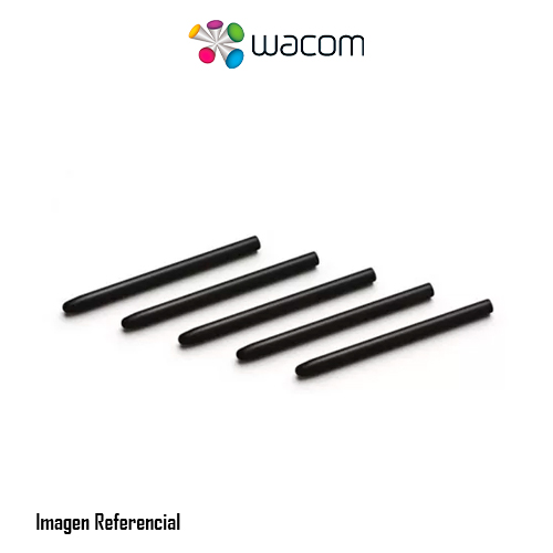 Wacom Standard Pen Nibs - Punta de bolígrafo digital - negro (paquete de 5) - para Intuos4 Large, Medium, Small, Wireless, X-Large