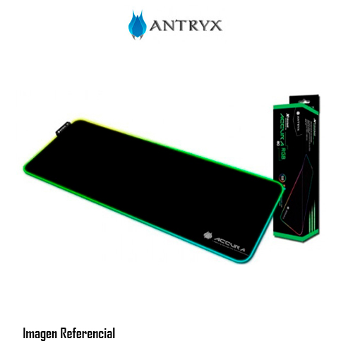 MOUSE PAD GAMING ANTRYX ACCURA XTREME 80 RGB, 800 X 300MM (XL), MATERIAL RUBBER, NEGRO - P/N: AMP-5100RGB