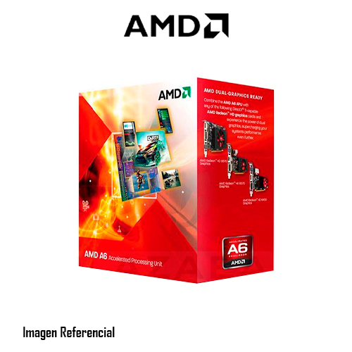 PROCESADOR AMD A6 3500 2.1 GHZ SOCKET FM1  P/N: AD35000JGXBOX