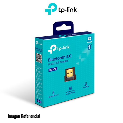 ADAPTADOR USB TP-LINK UB400 NANO, BLUETOOTH 4.0 - P/N: TL-UB400