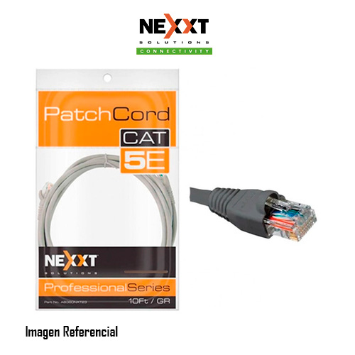 Nexxt Patch Cord Cat5e 10Ft. GR