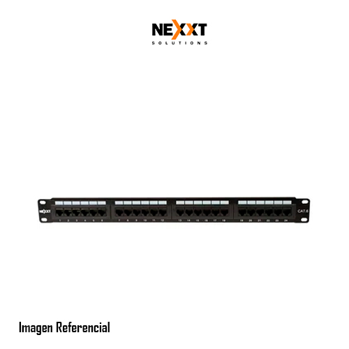 Nexxt - Tablero de conexiones - CAT 6 - 19" - 24 puertos