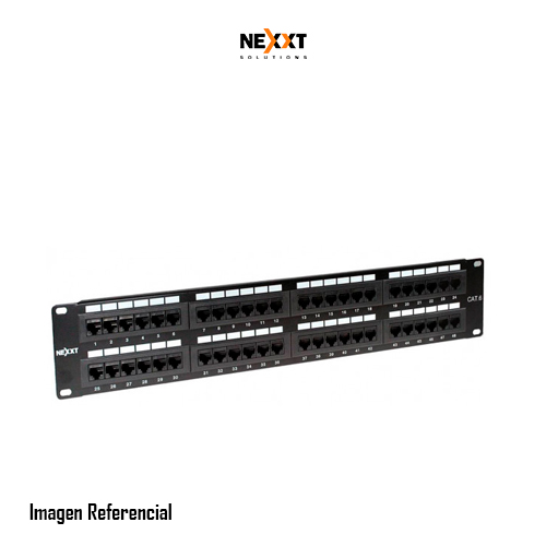 Nexxt - Tablero de conexiones - CAT 6 - 19" - 48 puertos