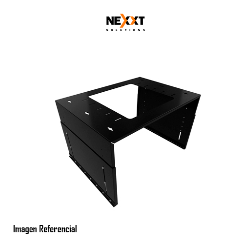 Nexxt Solutions - Bracket de Pared 4U - Acero inoxidable - Negro - Rack