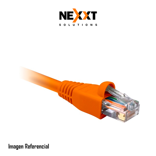 Nexxt Solutions Infrastructure - Patch cable - UTP - 90 cm - RJ-45 a  - Orange - Cat5e 3ft CM type