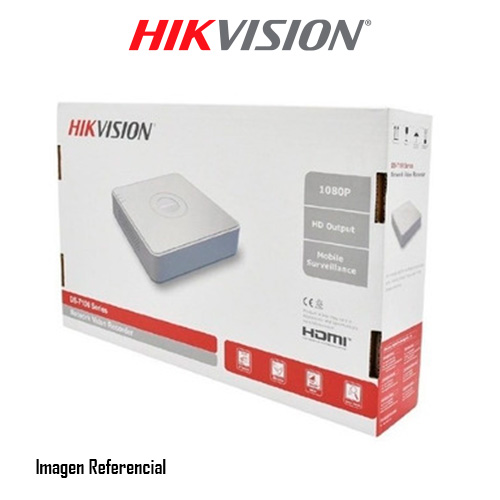 Hikvision DS-7104NI-Q1/4P - NVR - 4 canales - en red - 1U