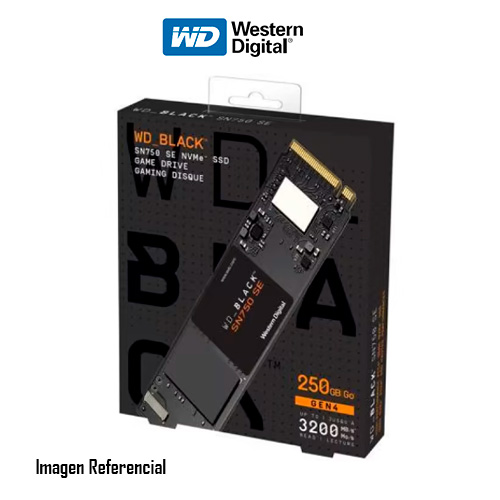 WD_BLACK SN750 SE WDS250G1B0E - SSD - 250 GB - interno - M.2 2280 - PCIe 4.0 (NVMe)