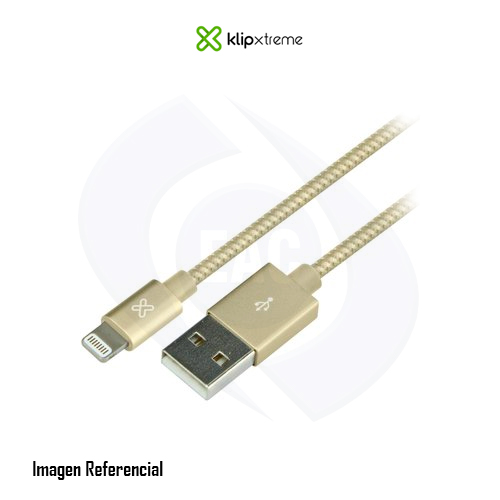 Klip Xtreme - USB cable - 4 pin USB Type A - 2 m - Gold - Braided 