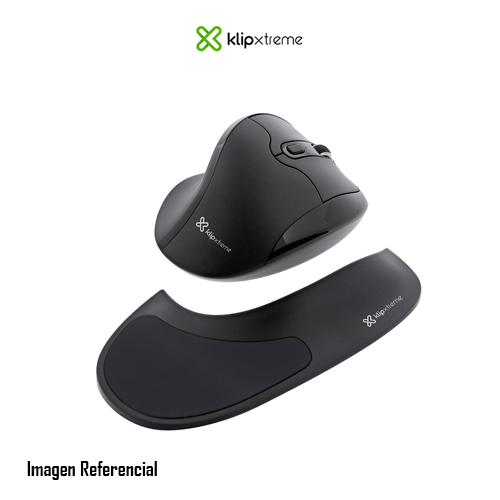 Klip Xtreme - Mouse - 2.4 GHz - Wireless - Black - Resting Pad Business