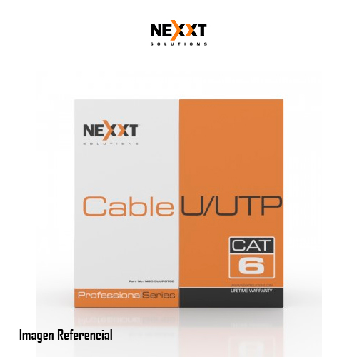 Nexxt Solutions Infrastructure - Bulk cable - UTP - 305 m - RJ-45 a  - Gray - Cat6 4P CMR 23AWG