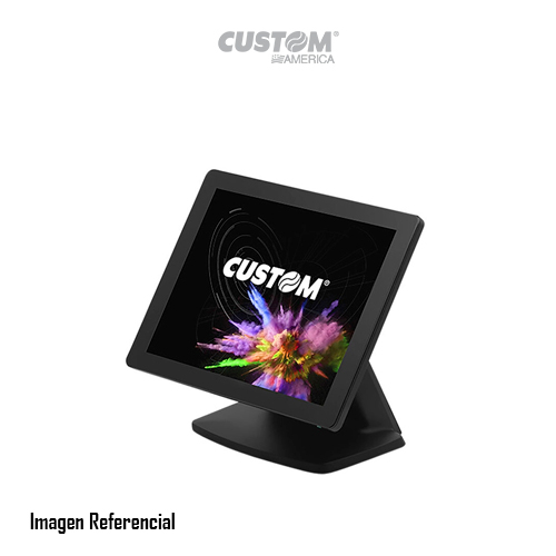 Custom PCPOS PATH15 - Todo en uno - 1 x Celeron J1900 / 2 GHz - RAM 4 GB - SSD 128 GB - HD Graphics - sin SO - monitor: LCD 15" 1024 x 768 (XGA) pantalla táctil