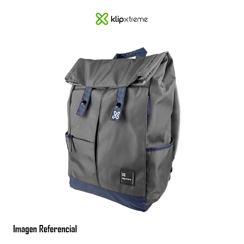 Klip Xtreme - Notebook carrying backpack - 15.6" - 600D polyester - Silver