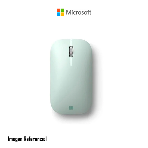 Microsoft Modern Mobile Mouse - Ratón - diestro y zurdo - óptico - 3 botones - inalámbrico - Bluetooth 4.2 - menta