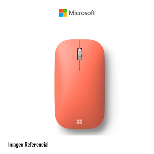 Microsoft Modern Mobile Mouse - Ratón - diestro y zurdo - óptico - 3 botones - inalámbrico - Bluetooth 4.2 - durazno