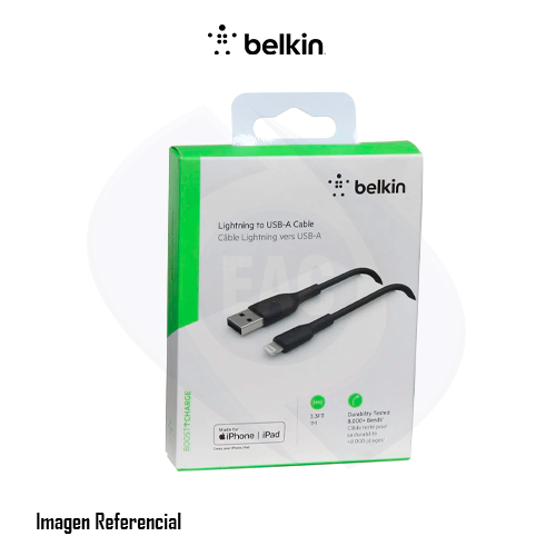 Belkin BOOST CHARGE - Cable Lightning - Lightning macho a USB macho - 1 m - negro - para Apple 10.5-inch iPad Pro; 12.9-inch iPad Pro (2nd generation); iPhone 11, 11 Pro, 11 Pro Max, 8, XR, XS, XS Max