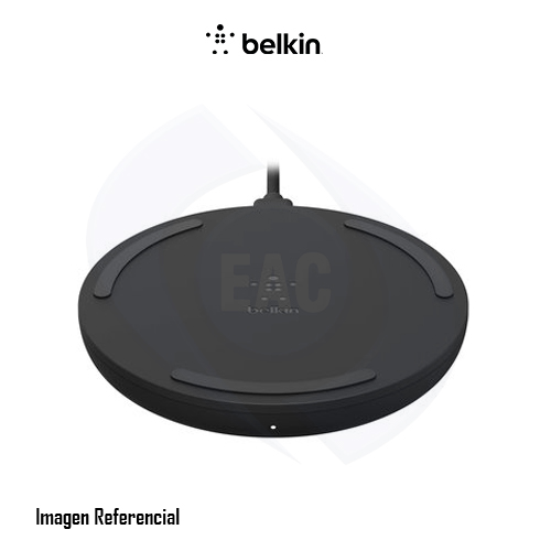 Belkin - Base de carga inalámbrica + adaptador de corriente CA - 10 vatios - negro