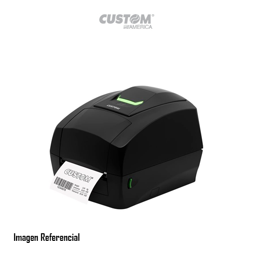 Custom D4 102 - Impresora de etiquetas - térmica directa / transferencia térmica - Rollo (11 cm) - 203 ppp - hasta 127 mm/segundo - USB