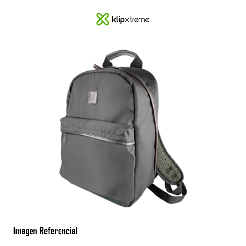 Klip Xtreme - Notebook carrying backpack - 15.6" - 210D polyester - Gray