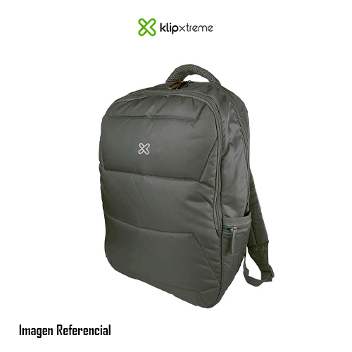Klip Xtreme - Notebook carrying backpack - 15.6" - 1200D Nylon - Gray - Two Compartments