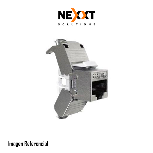 Nexxt - Inserto modular - CAT 6a - STP - RJ-45 - plata