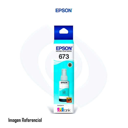 TINTA EPSON T673520-AL LIGHT CIAN PARA L800
