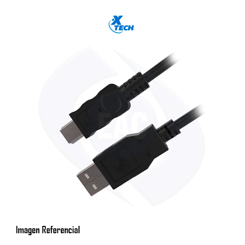 Xtech - USB cable - 4 pin USB Type A - 1.83 m - Black - to mini USB - camera