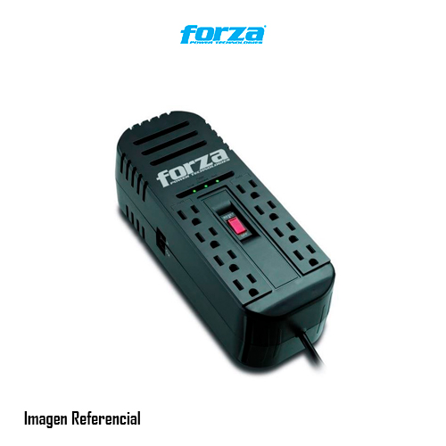 Forza Power - Forza - Regulador automático de voltaje - Externa - CA 220 V - 8 Tomas de Corriente - 2200 VA