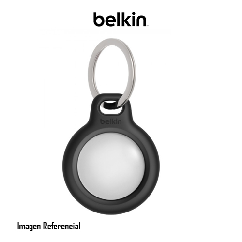 Belkin - Soporte de seguridad para etiqueta Bluetooth antipérdida - negro - para Apple AirTag