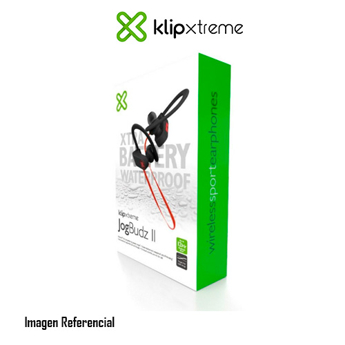 Klip Xtreme - KSM-150BK - Earphones - Para Home audio / Para Portable electronics - Wireless - 12hrs - IPX4 - MIC