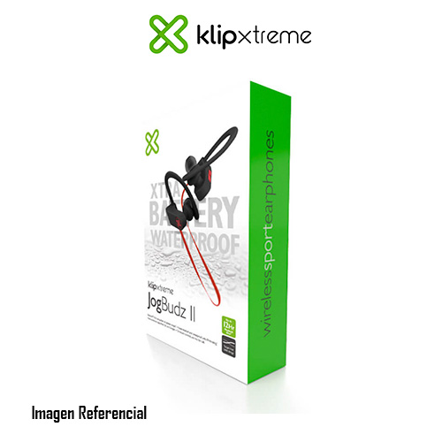 Klip Xtreme - KSM-150BL - Earphones - Para Home audio / Para Portable electronics - Wireless - 12hrs - IPX4 - MIC