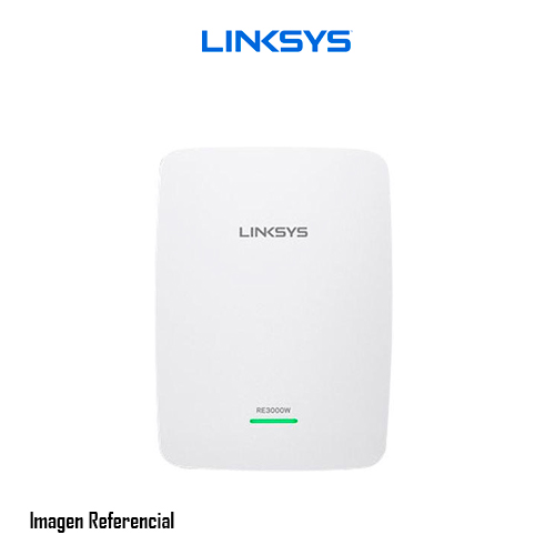 Linksys Wireless-N Range Extender RE3000W - N300 Mbps - Extensor de rango Wi-Fi - 802.11b/g/n - 2.4 GHz - Puerto 10/100 - Fácil configuración - Spot Fnder - 2 años de garantía 
