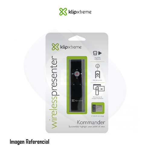 Klip Xtreme - Wireless USB Presenter - FCC-FDA Cert