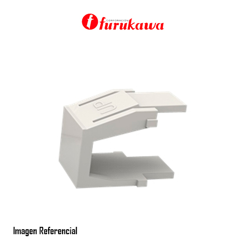 Furukawa - Inserción modular (en blanco) - blanco (paquete de 10)