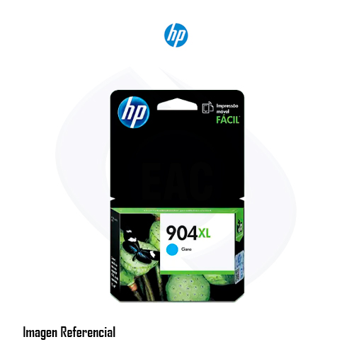 HP 904XL - 4 ml - Alto rendimiento - cián - original - cartucho de tinta - para Officejet 6950, 6951, 6962; Officejet Pro 6960, 6961, 6968, 6970, 6971, 6974, 6978