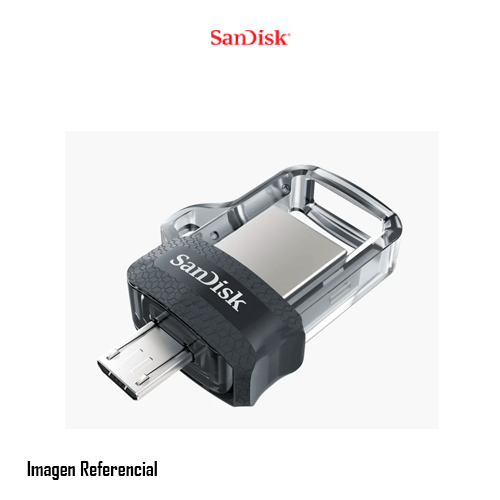SanDisk Ultra Dual M3.0 - Unidad flash USB - 16 GB - USB 3.0 / micro USB