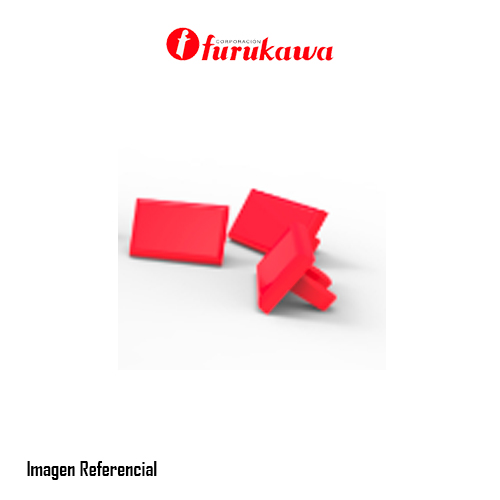 Furukawa Identification Icon - Inserción de incono de identificación (vacío) - rojo (paquete de 50)