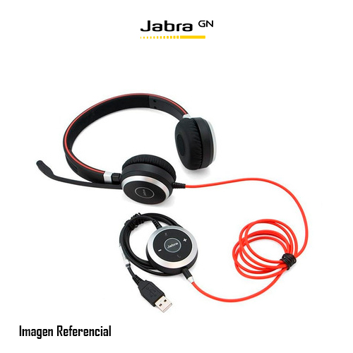 Jabra Evolve 40 UC stereo - Auricular - en oreja - cableado - conector de 3,5 mm