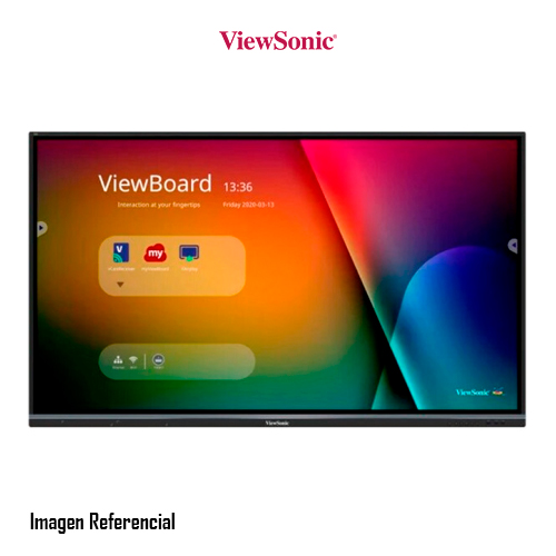 ViewSonic ViewBoard IFP5550 Interactive Flat Panel - 55" Clase diagonal pantalla LCD con retroiluminación LED - interactivo - con reproductor multimedia y pantalla táctil integrados (multitáctil) - 4K UHD (2160p) 3840 x 2160