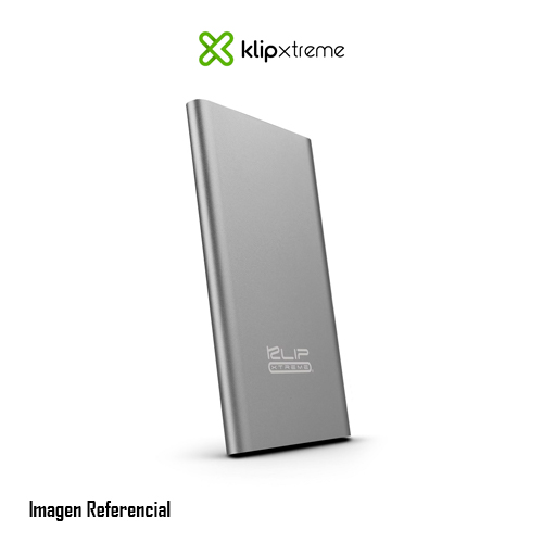 Klip Xtreme Enox5000 - Cargador portátil - 5000 mAh - 2.1 A (USB) - en el cable: Micro-USB