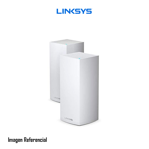 Linksys VELOP Whole Home Mesh Wi-Fi System WHW0102 - Sistema Wi-Fi (2 enrutadores) - malla - GigE - Wi-Fi 5 - Bluetooth - Doble banda