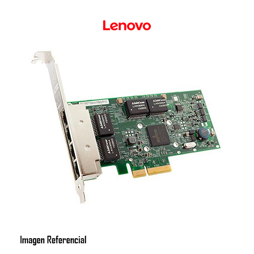 Lenovo ThinkSystem NetXtreme By Broadcom - Adaptador de red - PCIe 2.0 x4 perfil bajo - Gigabit Ethernet x 4 - para ThinkAgile VX3530-G Appliance; VX7330-N Appliance; ThinkSystem SR250 V2; ST250 V2; ST50 V2