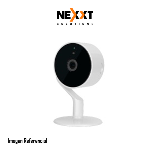 Nexxt - Solutions Connectivity - Network surveillance camera - conexion Wi-Fi - Full HD 1080p - Lente fijo para uso interno - Deteccion de movimiento - Visión Nocturna - Angulo de visión hasta 120°