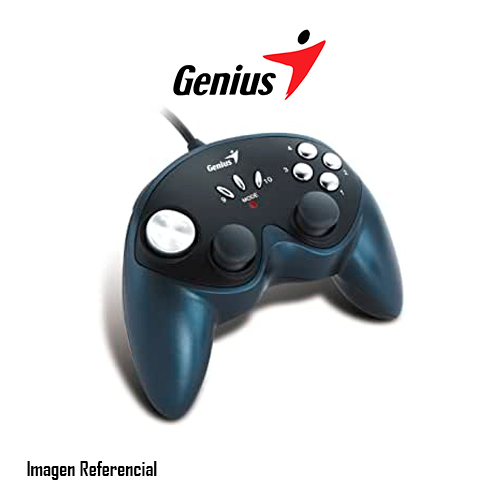 Genius MaxFire G-12U Vibration - Mando de videojuegos - 7 botones - cableado